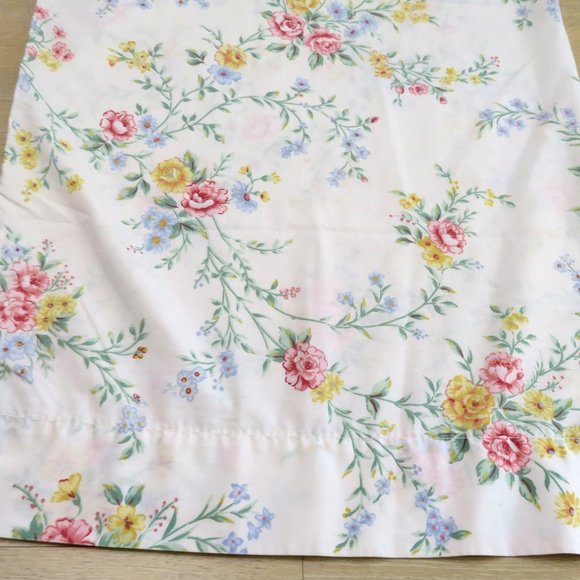 Vintage JC Penny One (1) King Pillowcase Floral Percale USA Made - Picture 3 of 11